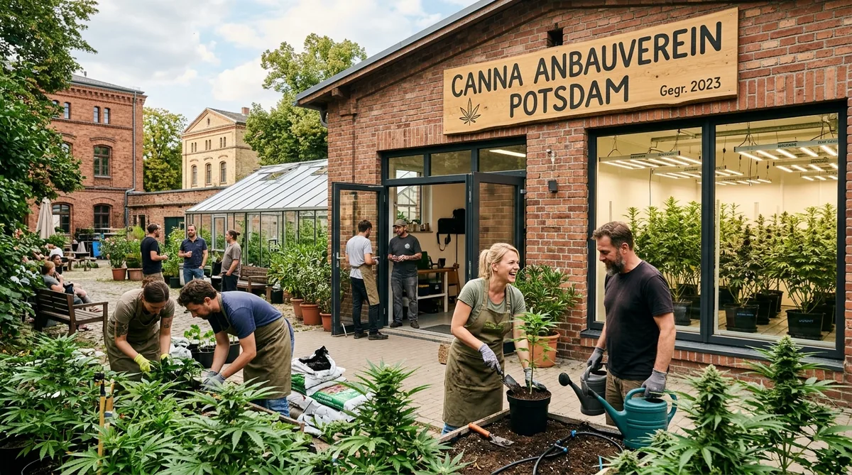 Cannabis im Gewächshaus